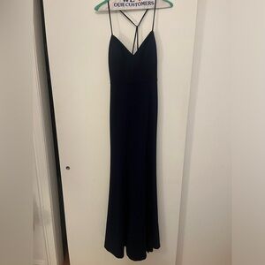 Jenny Yoo Crepe Knit Gown size 4